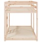 vidaXL Etagenbett 90x200 cm Massivholz Kiefer vidaXL Etagenbett 90x200 cm Massivholz Kiefer