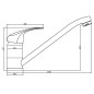 SCHÜTTE Spültischarmatur SIGNO Chrom SCHÜTTE Spültischarmatur SIGNO Chrom