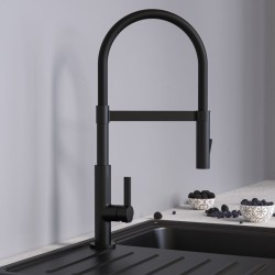 SCHÜTTE Spültischarmatur MIAMI Schwarz Matt