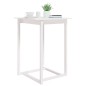 vidaXL Bartisch Weiß 80x80x110 cm Massivholz Kiefer vidaXL Bartisch Weiß 80x80x110 cm Massivholz Kiefer