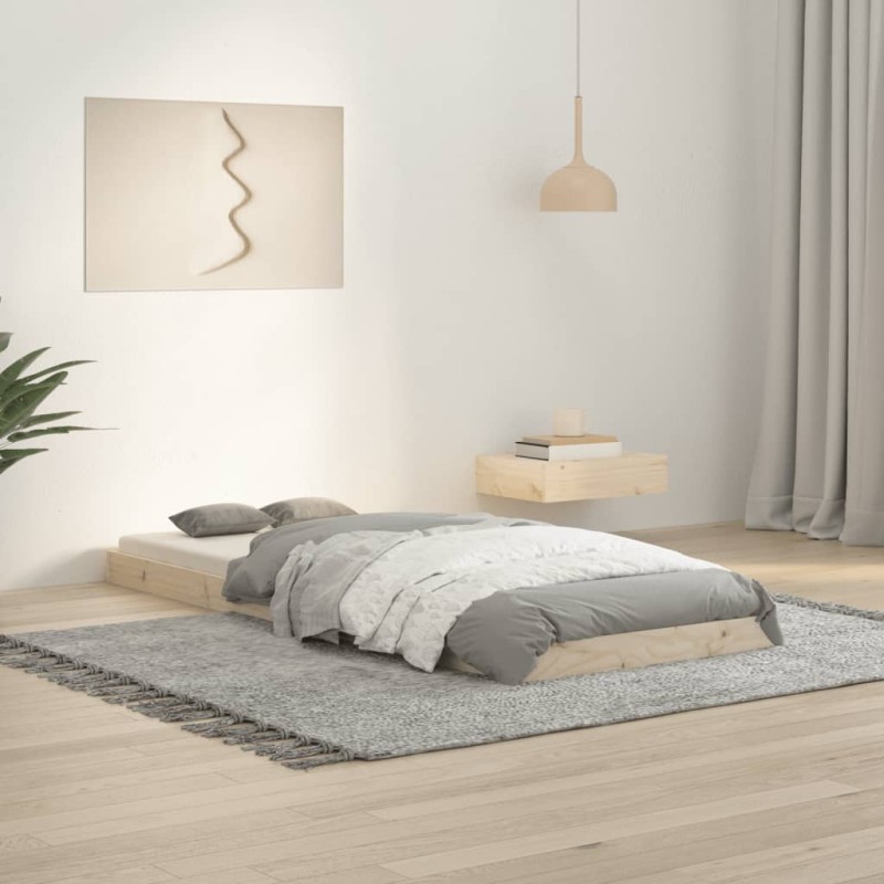 vidaXL Massivholzbett 75x190 cm Kiefer vidaXL Massivholzbett 75x190 cm Kiefer