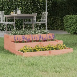 vidaXL Pflanzkübel 78x78x27 cm Massivholz Douglasie