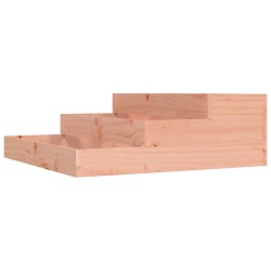 vidaXL Pflanzkübel 78x78x27 cm Massivholz Douglasie