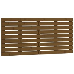 vidaXL Wand-Kopfteil Honigbraun 141x3x63 cm Massivholz Kiefer