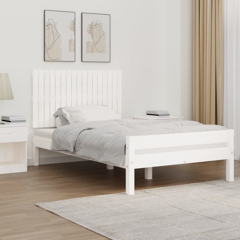 vidaXL Wand-Kopfteil Weiß 108x3x60 cm Massivholz Kiefer vidaXL Wand-Kopfteil Weiß 108x3x60 cm Massivholz Kiefer