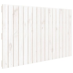 vidaXL Wand-Kopfteil Weiß 108x3x60 cm Massivholz Kiefer