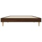 vidaXL Bettgestell Braun Eichen-Optik 90x190 cm Holzwerkstoff vidaXL Bettgestell Braun Eichen-Optik 90x190 cm Holzwerkstoff