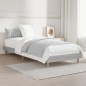 vidaXL Bettgestell Grau Sonoma 75x190 cm Holzwerkstoff vidaXL Bettgestell Grau Sonoma 75x190 cm Holzwerkstoff