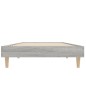 vidaXL Bettgestell Grau Sonoma 75x190 cm Holzwerkstoff vidaXL Bettgestell Grau Sonoma 75x190 cm Holzwerkstoff