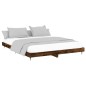 vidaXL Bettgestell Räuchereiche 120x200 cm Holzwerkstoff vidaXL Bettgestell Räuchereiche 120x200 cm Holzwerkstoff