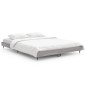 vidaXL Bettgestell Grau Sonoma 140x190 cm Holzwerkstoff vidaXL Bettgestell Grau Sonoma 140x190 cm Holzwerkstoff