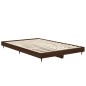 vidaXL Bettgestell Braun Eichen-Optik 120x190 cm Holzwerkstoff vidaXL Bettgestell Braun Eichen-Optik 120x190 cm Holzwerkstoff