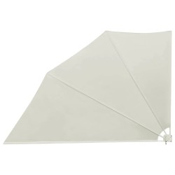 vidaXL Faltbarer Balkonfächer Creme 160×240 cm