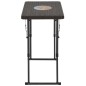 vidaXL 3-tlg. Bistro-Set Klappbar HDPE Braun Rattanoptik vidaXL 3-tlg. Bistro-Set Klappbar HDPE Braun Rattanoptik