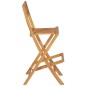 vidaXL 3-tlg. Bar-Set Teak Massivholz vidaXL 3-tlg. Bar-Set Teak Massivholz