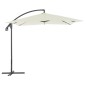vidaXL Ampelschirm mit Stahlmast 250×250 cm Sandfarben vidaXL Ampelschirm mit Stahlmast 250×250 cm Sandfarben