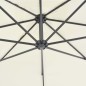 vidaXL Ampelschirm mit Stahlmast 250×250 cm Sandfarben vidaXL Ampelschirm mit Stahlmast 250×250 cm Sandfarben