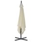 vidaXL Ampelschirm mit Stahlmast 250×250 cm Sandfarben vidaXL Ampelschirm mit Stahlmast 250×250 cm Sandfarben