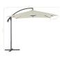 vidaXL Ampelschirm mit Stahlmast 250×250 cm Sandfarben vidaXL Ampelschirm mit Stahlmast 250×250 cm Sandfarben