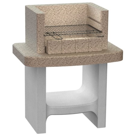 vidaXL Holzkohle-Standgrill aus Beton mit Ablage