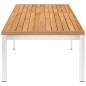 vidaXL Sonnenliege Massivholz Teak und Edelstahl vidaXL Sonnenliege Massivholz Teak und Edelstahl