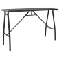 vidaXL Garten-Bartisch Schwarz 180×60×110 cm Hartglas vidaXL Garten-Bartisch Schwarz 180×60×110 cm Hartglas