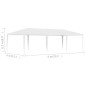vidaXL Partyzelt 4 x 9 m Weiß vidaXL Partyzelt 4 x 9 m Weiß
