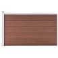 vidaXL Gartenzaun WPC 175x105 cm Braun vidaXL Gartenzaun WPC 175x105 cm Braun