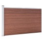 vidaXL Gartenzaun WPC 175x105 cm Braun vidaXL Gartenzaun WPC 175x105 cm Braun