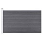 vidaXL Gartenzaun WPC 175x105 cm Grau vidaXL Gartenzaun WPC 175x105 cm Grau