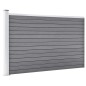 vidaXL Gartenzaun WPC 175x105 cm Grau vidaXL Gartenzaun WPC 175x105 cm Grau