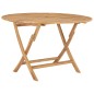 vidaXL Gartentisch Klappbar Ø 120 cm Massivholz Teak vidaXL Gartentisch Klappbar Ø 120 cm Massivholz Teak