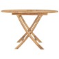 vidaXL Gartentisch Klappbar Ø 120 cm Massivholz Teak vidaXL Gartentisch Klappbar Ø 120 cm Massivholz Teak