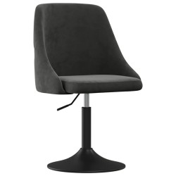 Barhocker Dunkelgrau Samt