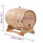 vidaXL Weinfass mit Hahn Kiefernholz Massiv 35 L vidaXL Weinfass mit Hahn Kiefernholz Massiv 35 L