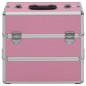 vidaXL Kosmetikkoffer 37x24x35 cm Rosa Aluminium vidaXL Kosmetikkoffer 37x24x35 cm Rosa Aluminium