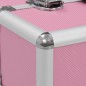 vidaXL Kosmetikkoffer 37x24x35 cm Rosa Aluminium vidaXL Kosmetikkoffer 37x24x35 cm Rosa Aluminium