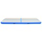 vidaXL Aufblasbare Gymnastikmatte mit Pumpe 500x100x15 cm PVC Blau vidaXL Aufblasbare Gymnastikmatte mit Pumpe 500x100x15 cm PVC Blau