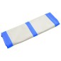 vidaXL Aufblasbare Gymnastikmatte mit Pumpe 800x100x15 cm PVC Blau vidaXL Aufblasbare Gymnastikmatte mit Pumpe 800x100x15 cm PVC Blau