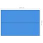 vidaXL Outdoor-Tarp 3x2 m Blau vidaXL Outdoor-Tarp 3x2 m Blau