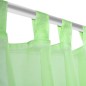 2 x Transparente Gardine Fertiggardine 140 x 175cm apfelgrün 2 x Transparente Gardine Fertiggardine 140 x 175cm apfelgrün