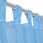2 x Transparente Gardine Fertiggardine 140 x 245 cm türkis 2 x Transparente Gardine Fertiggardine 140 x 245 cm türkis