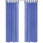 vidaXL Voile-Gardinen 2 Stk. 140 x 175 cm Königsblau vidaXL Voile-Gardinen 2 Stk. 140 x 175 cm Königsblau