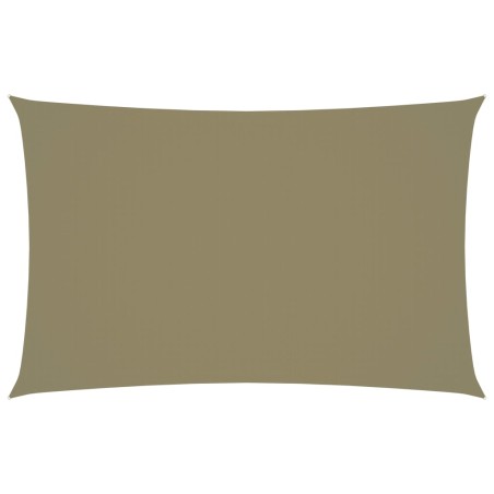 vidaXL Sonnensegel Oxford-Gewebe Rechteckig 2x4,5 m Beige