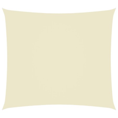 vidaXL Sonnensegel Oxford-Gewebe Rechteckig 4x5 m Creme