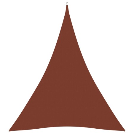 vidaXL Sonnensegel Oxford-Gewebe Dreieckig 4x5x5 m Terracotta-Rot