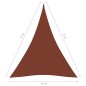 vidaXL Sonnensegel Oxford-Gewebe Dreieckig 4x5x5 m Terracotta-Rot vidaXL Sonnensegel Oxford-Gewebe Dreieckig 4x5x5 m Terracotta-Rot