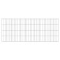 vidaXL Doppelstabmatte 2,008x0,83 m Silbern vidaXL Doppelstabmatte 2,008x0,83 m Silbern