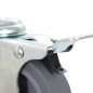 vidaXL Lenkrollen mit Bolzenloch und Doppelbremsen 4 Stk. 75 mm vidaXL Lenkrollen mit Bolzenloch und Doppelbremsen 4 Stk. 75 mm