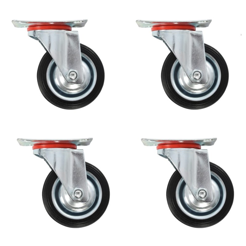vidaXL Lenkrollen 4 Stk. 75 mm vidaXL Lenkrollen 4 Stk. 75 mm
